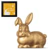 2023 1 oz Gilded Silver Lunar Year of The Rabbit Shaped Coin Mongolia .999 Fine (w/Box & COA)
