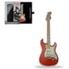 2022 1 oz Silver Fender Stratocaster Fiesta Red Guitar Shaped Coin Solomon Islands .9999 Fine (w/Box)