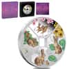 2023 4 oz Silver Lunar Year of The Rabbit Quadrant 4-Coin Set Australian Perth Mint (w/Box & COA)