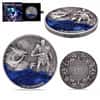 2023 Chad 2 oz Silver Dragon and Cyclops - Mythical Creatures Coin Serial #9 Antiqued High Relief (w/Box)
