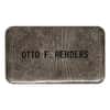10 oz Engelhard MMS Cast Silver Bar .999+ Fine (3rd Series, Otto F. Rehders)