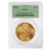 1896 $20 Liberty Head Double Eagle Gold Coin PCGS MS 62 OGH