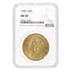 1905 $20 Liberty Head Double Eagle Gold Coin NGC AU 58