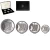 1986 Isle of Man 1.85 oz Proof Platinum Noble 4-Coin Set .9995 Fine (w/Box)