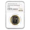 1990 Isle of Man 1/2 oz Penny Black Proof Gold 1/2 Crown NGC PF 66