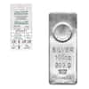 100 oz Emirates Gold Silver Cast Bar Serial #1 .999 Fine