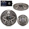 2022 Chad 1 oz Silver Dragon and Tiger Coin Serial #2 High Relief (w/Box)