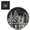 2023 Cook Islands 1 oz Proof Silver Big City Lights Sydney Coin