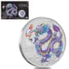 2024 1 oz Colorized Silver Lunar Lilac Dragon Coin Sydney ANDA Expo