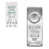 100 oz Emirates Gold Silver Cast Bar Serial #4 .999 Fine