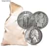 Silver at Spot - $500 Face Value Bag - 2000 Coins - 90% Silver Quarters 25c (Circulated, Random Design)