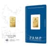 5 Gram PAMP Suisse Rosa Gold Bar .9999 Fine (in Assay)