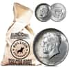 $100 Face Value Bag - 200 Coins - 90% Silver 1964 Kennedy Half Dollars 50c (Circulated)