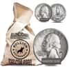 $50 Face Value Bag - 200 Coins - 90% Silver Washington Quarters 25c (Circulated)