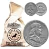 $500 Face Value Bag - 1000 Coins - 90% Silver Franklin Half Dollars 50c (Circulated)