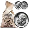 $50 Face Value Bag - 500 Coins - 90% Silver Roosevelt Dimes 10c (Random Year, BU)