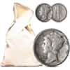 $500 Face Value Bag - 5000 Coins - Mercury Dimes 90% Silver (Circulated)