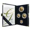 2006-W Gold 1.85 oz Proof American Eagle 20th Anniversary 4-Coin Set (w/Box & COA)
