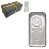 Box of 100 - 5 oz Emirates Gold Silver Cast Bar .999 Fine (w/Assay)
