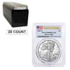 Box of 20 - 2022-S 1 oz Proof Silver American Eagle PCGS PF 69 FS (Flag Label)