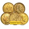 British Gold Sovereign Coin (Scruffy, Cleaned, Damaged)