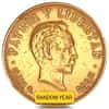 10 Pesos Jose Marti Gold Coin Cleaned (Random Year)