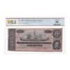 1864 $20 Confederate States of America Currency Note PCGS AU 58