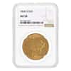 1868-S $20 Liberty Head Double Eagle Gold Coin NGC AU 53