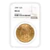 1899 $20 Liberty Head Double Eagle Gold Coin NGC MS 64