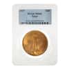 1907 $20 Gold Saint Gaudens Double Eagle No Motto Coin PCGS MS 65