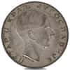 1938 Yugoslavia Petar II 50 Dinara Silver Coin Avg Circ