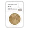 1945 Mexico 50 Pesos Gold Coin NGC MS 65