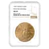 1947 Mexico 50 Pesos Gold Coin New Dies Restrike NGC MS 69