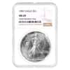 1987 1 oz Silver American Eagle $1 Coin NGC MS 69