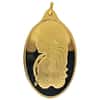 1/2 oz Gold PAMP Suisse Lady Fortuna Oval Bar .9999 Fine