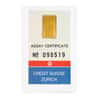 1 gram Credit Suisse Panda Gold Bar .9999 Fine (In Assay)