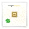 1 gram Geiger Good Luck Original Square Gold Bar (In Assay)