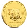2007 1/10 oz Gold Lunar Pig BU Australia Perth Mint Series I