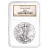 2008-W 1 oz Burnished Silver American Eagle $1 NGC MS 69 Reverse of 2007