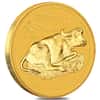 2009 2 oz Gold Lunar Ox BU Australia Perth Mint Series II