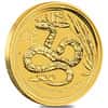 2013 1/2 oz Gold Lunar Year of The Snake BU Australia Perth Mint