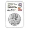 2016-W 1 oz Burnished Silver Eagle NGC MS 70 FR Mercanti Sign