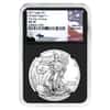 2021 1 oz Silver American Eagle NGC MS 70 FD Mercanti Sign