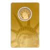 2021 Solomon Islands 1/4 oz Statue of Liberty Gold Coin In Assay