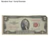 $2 Bill Legal Tender Currency Note Red Seal Cull (Random Year)