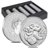 Box of 100 - 2023 1 oz Silver Australian Koala Perth Mint .9999 Fine BU In Cap (5 Tubes, Lot of 100)