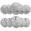 Lot of 10 - 1 oz Aztec Yin Yang Silver Round .999 Fine