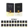 Lot of 20 - 1/2 Gram Istanbul Gold Refinery (IGR) Bar .9999 Fine (in Assay)