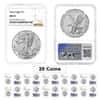 Lot of 20 - 2024 1 oz Silver American Eagle NGC MS 70