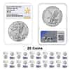 Lot of 20 - 2024 (W) 1 oz Silver American Eagle NGC MS 70 ER West Point